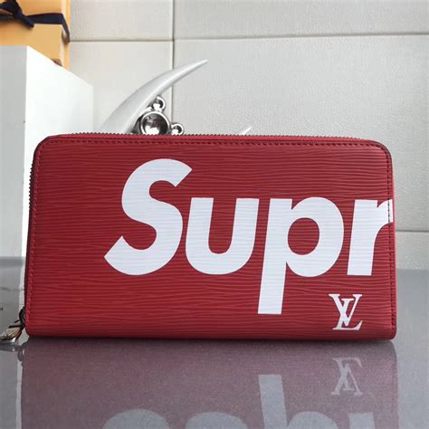 louis vuitton wallet supreme price